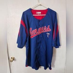 2X Genuine Merchandise Blue and Red Rangers Jersey